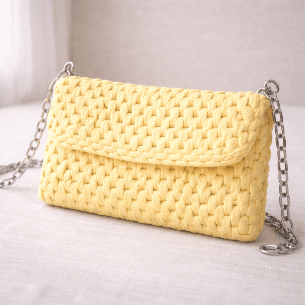 Exclusive crochet clutch