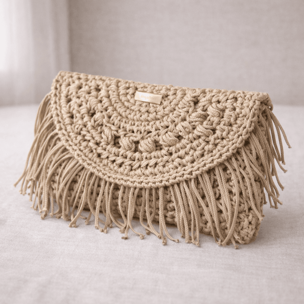 Exclusive crochet clutch