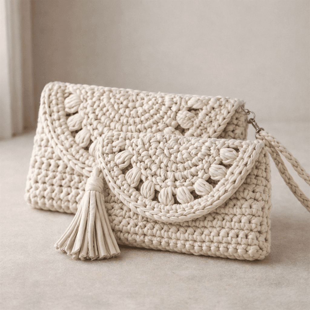 Exclusive crochet clutch