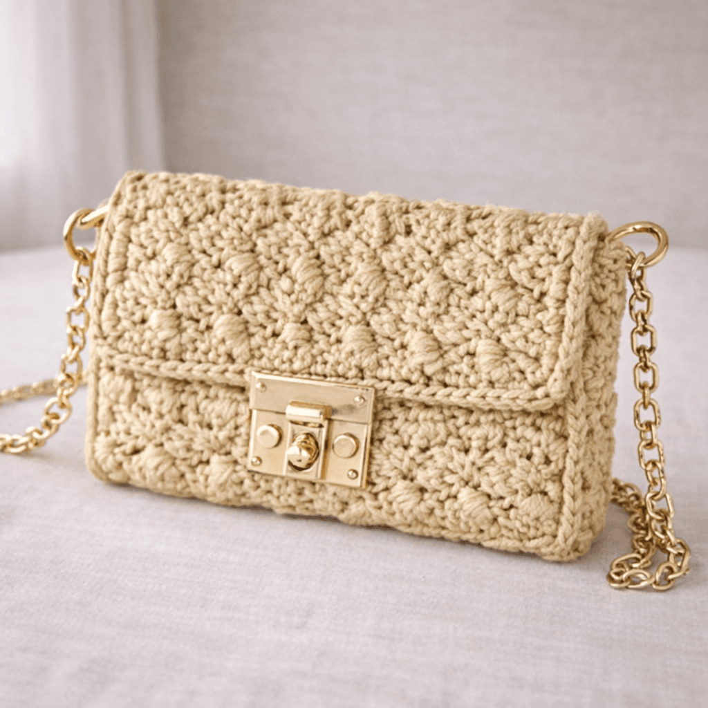 Exclusive crochet clutch