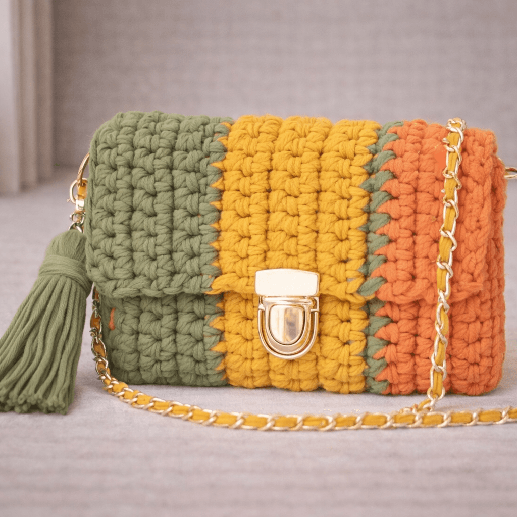 Exclusive crochet clutch